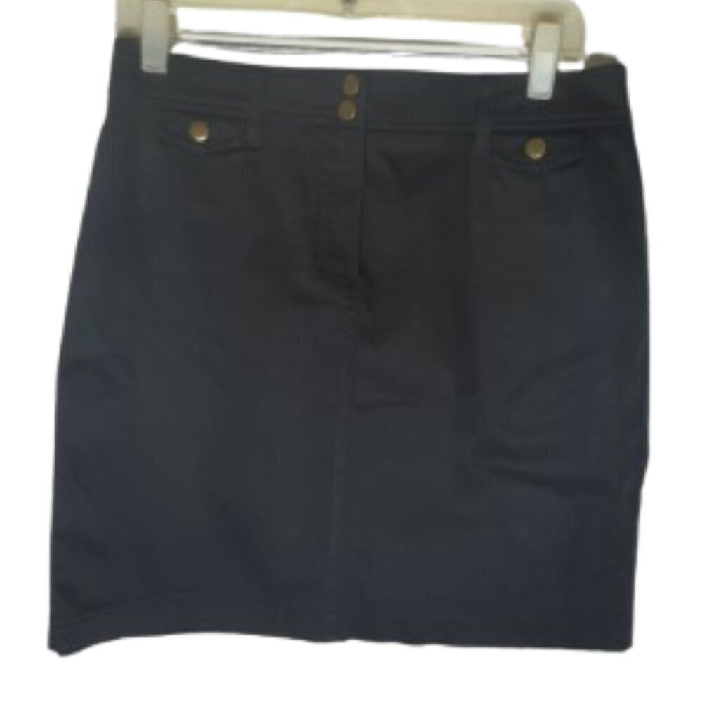 Jones New York Sport Petite Women's Stretch Black Mini Shirk Size 10P